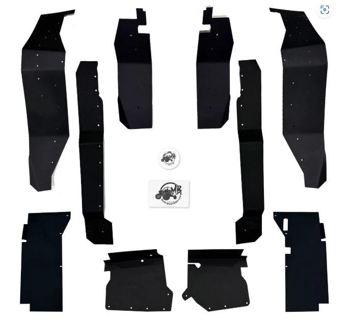 CF Moto Uforce 1000 Super Max Fender Flares and Mud Guards 2019-2026
