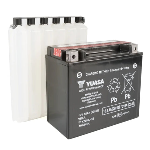 Yuasa Battery Maintenance Free AGM High Performance YTX20HL-BS