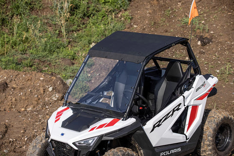 Mini Youth RZR 200 Poly Windshield, Rear Panel & Poly Roof Combo