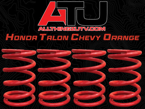 HONDA TALON 1000R 2 SEATER TENDER SPRING KIT Std and Live Valve RED