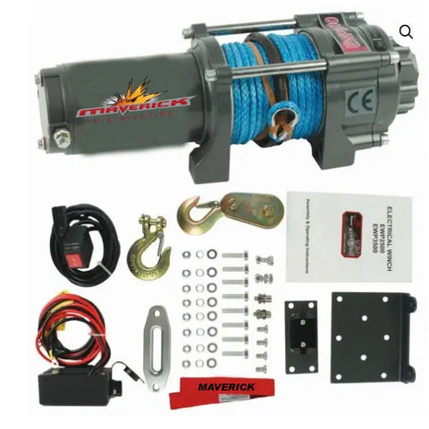 RUNVA 4500LB WINCH KIT-SYNTHETIC ROPE