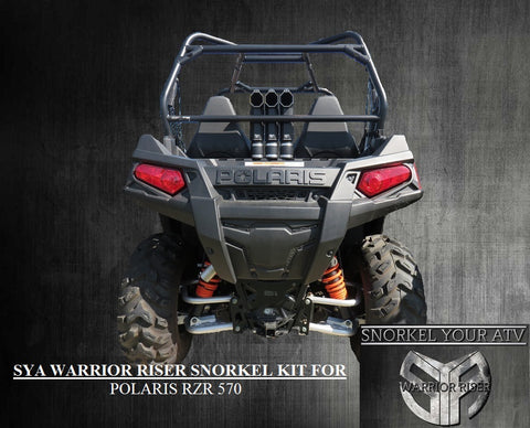 WARRIOR RISER SNORKEL KIT FOR POLARIS RZR 570 2012-2018