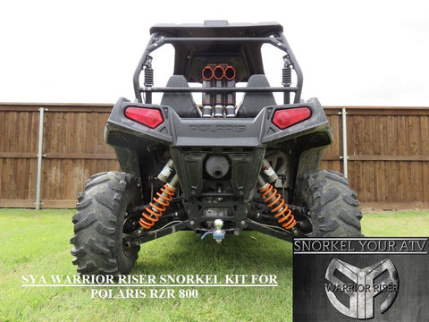 WARRIOR RISER SNORKEL KIT FOR POLARIS RZR 800 2 & 4 SEATERS 2008-2014