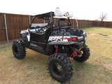 WARRIOR RISER DUAL INTAKE SNORKEL KIT FOR POLARIS RZR XP 900 2 & 4 SEATERS 2011-2014