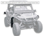 2020 - 2022 POLARIS GENERAL XP 1000 SUPER MAX COVERAGE FENDER FLARES