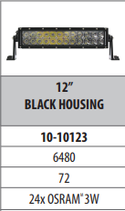 12” BLACK HOUSING