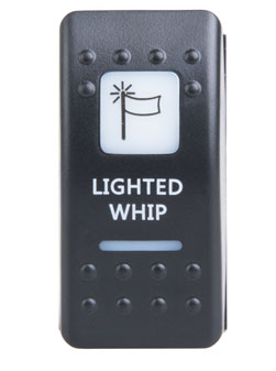 Tusk Accessory Rocker Switch Lighted Whip