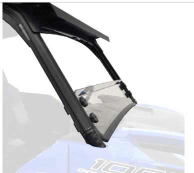 Direction 2 Short Windshield - Scratch Resistant Fits Polaris