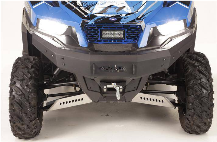 Polaris General Front Brush Guard with Winch Mount