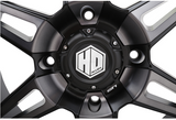 HD Alloy HD7 14" Matte Black - Red