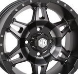 HD Alloy HD7 14" Matte Black - Red