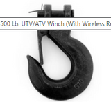 4500 Lb. Synthetic Rope ATV Winch -With Wireless Remote