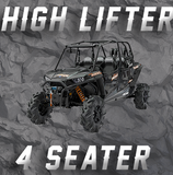 4 SEAT RZR XP 1000/HIGH LIFTER/Turbo (Walker Evans only) TENDER SPRING SWAP KIT