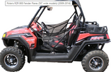 POLARIS RZR 800 FENDER FLARES (50" WIDE MODELS) (2009-2014)