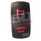 Illuminated On/Off Rocker Switch Lighted Whip