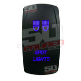 Illuminated On/Off Rocker Switch Spot Lights