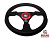 BAU Black Leather Steering Wheel