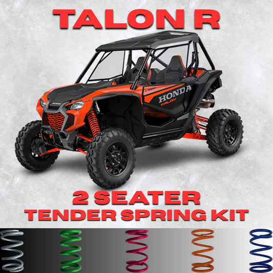 HONDA TALON 1000R 2 SEATER TENDER SPRING KIT Std and Live Valve RED