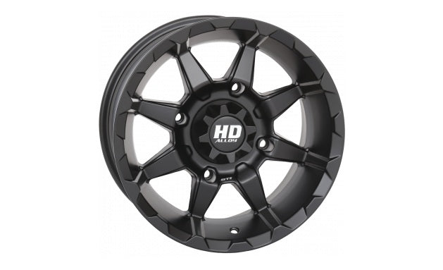 14X7 4/156 4+3 HD6 MATTE BLACK