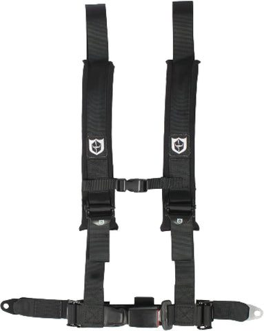 Pro Armor Black 4 Point 2"" Harness