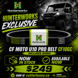 Hunterworks Exclusive CF Moto U10 Pro Belt CF10GC-w/shims