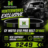 Hunterworks Exclusive CF Moto U10 Pro Belt CF10GC-w/shims