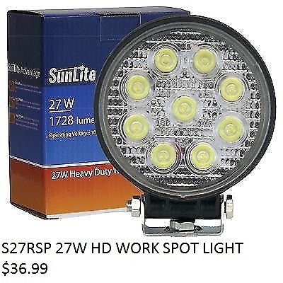 S27RSP 27W HD WORK SPOT LIGHT