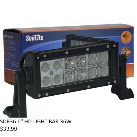 SDR36 6" HD Lightbar 36W