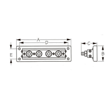 SEA DOG Buss Bar Stud Terminal