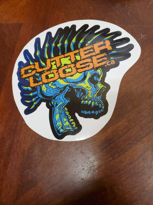 Sticker- Helmet Skull