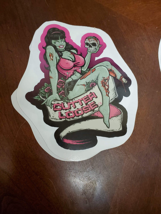 Sticker- Zombie Babe
