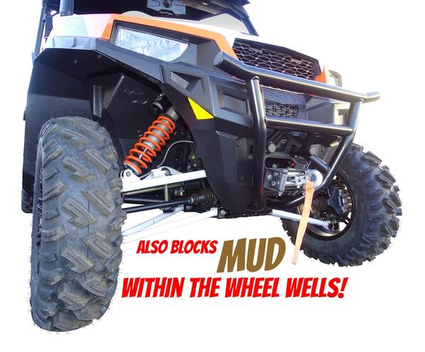 POLARIS GENERAL 1000 FENDERS FULL SET EXTRA COVERAGE