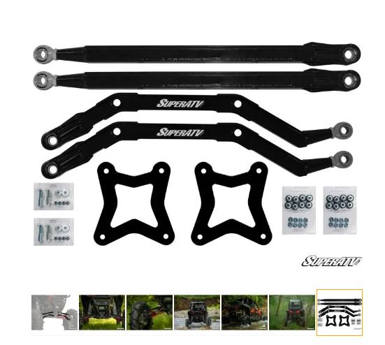Polaris RZR XP Turbo High Clearance Boxed Radius Arms