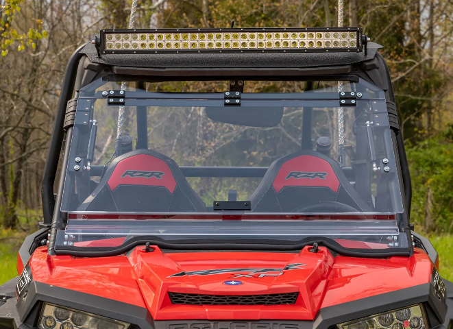 Polaris RZR XP 1000 - Scratch Resistant Flip Windshield