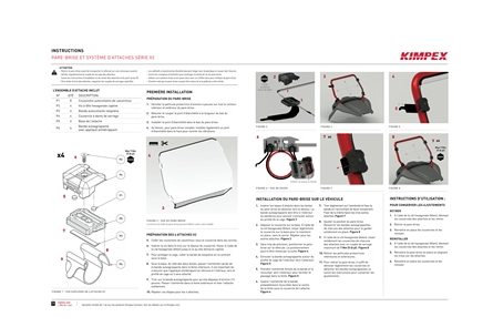 Kimpex X2 Series full winsdhield and clamp system - GP Fits Polaris