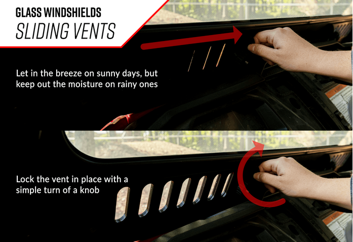 Polaris RZR XP 1000 Glass Windshield