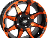 STI HD6 14" Alloy Wheels RADIANT Gloss Black/Orange