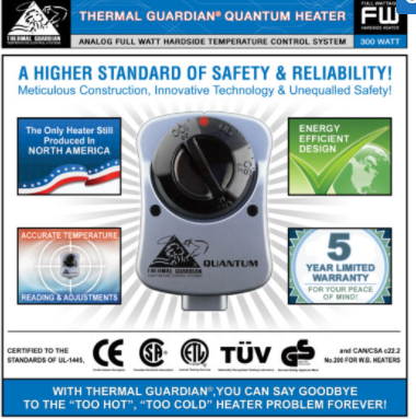 Quantum Full Watt Water Bed Heater