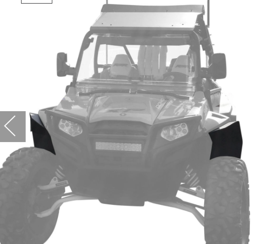 POLARIS RZR XP 900 FENDER FLARES