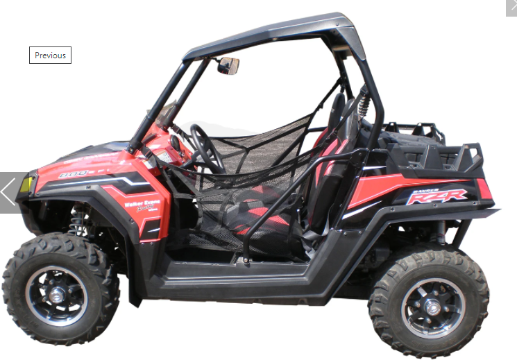 POLARIS RZR 800 FENDER FLARES (50" WIDE MODELS) (2009-2014)