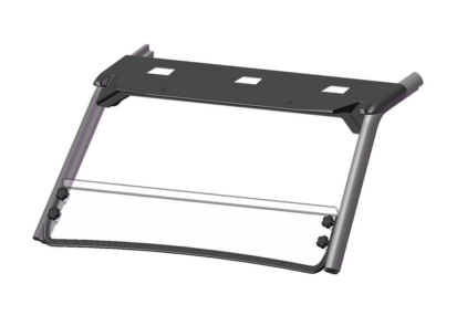 Direction 2 Short Windshield - Scratch Resistant Fits Polaris