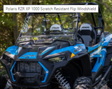 POLARIS RZR XP 1000-  Scratch Resistant Flip Windshield