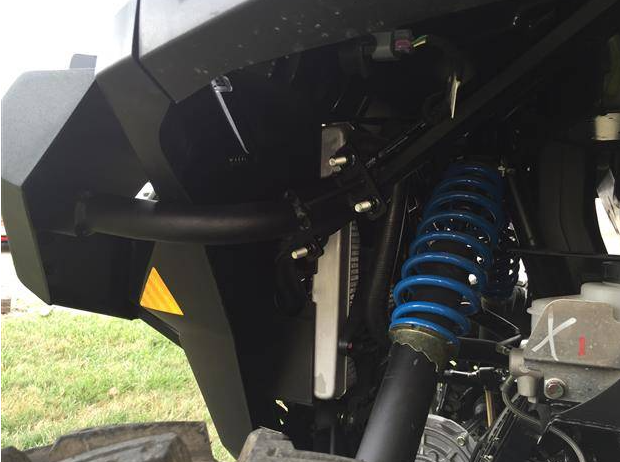 Polaris General Front Brush Guard with Winch Mount