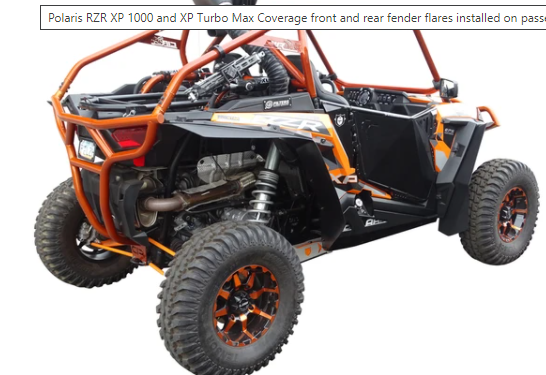 Mud Buster MAX Coverage Fenders XP-1000