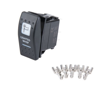 Tusk Accessory Rocker Switch Lighted Whip