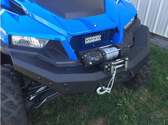 Polaris General Front Brush Guard with Winch Mount