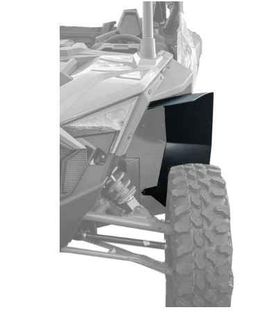 POLARIS RZR PRO XP FENDER FLARES (MAX COVERAGE WITH ADDITIONAL 1") (2 AND 4 SEAT)