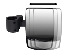 Deluxe UTV mirror with added wide angle lens