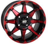 STI HD6 14" Alloy Wheels RADIANT Gloss Black/RED Special Pricing!!!!
