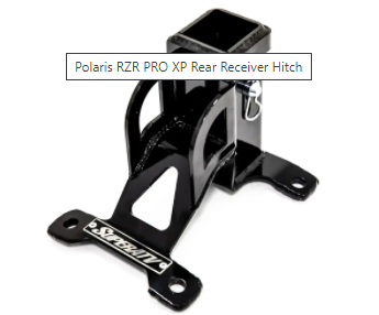 POLARIS RZR PRO XP REAR RECEIVER HITCH